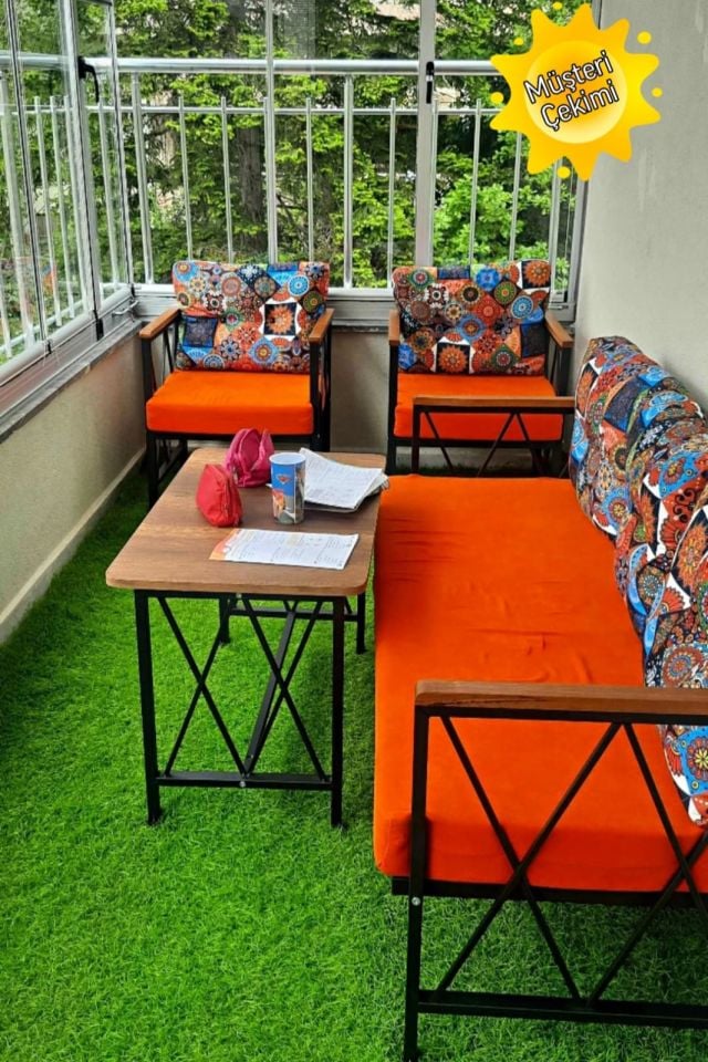 Balkon, Bahçe Mobilyası 3+1+1